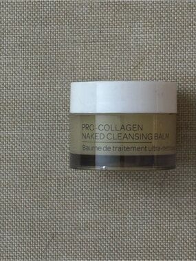 ELEMIS Pro-Collagen Naked Cleansing Balm - White Jar with Pale Yellow Balm